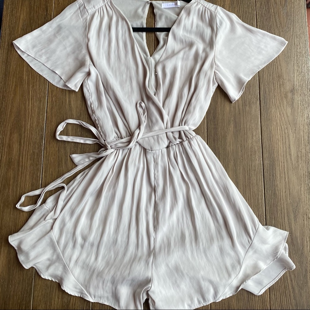 Light Grey Flowy Romper